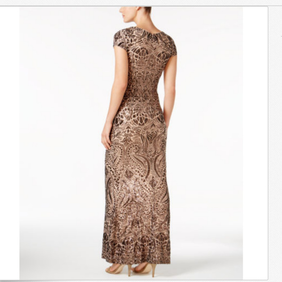 Sequin Dress Prom Formal Evening Gown - Picture 4 of 5